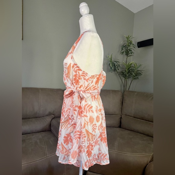 Morrisday the Label Tropical Heat Mini Dress Sz AU-12 (US-8) Vacation Party Chic - Picture 7 of 16